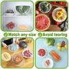 300/500Pcs Plastic Bags Cling Film Cover Elastic Mouth Food Lids for Bowls  for Dish