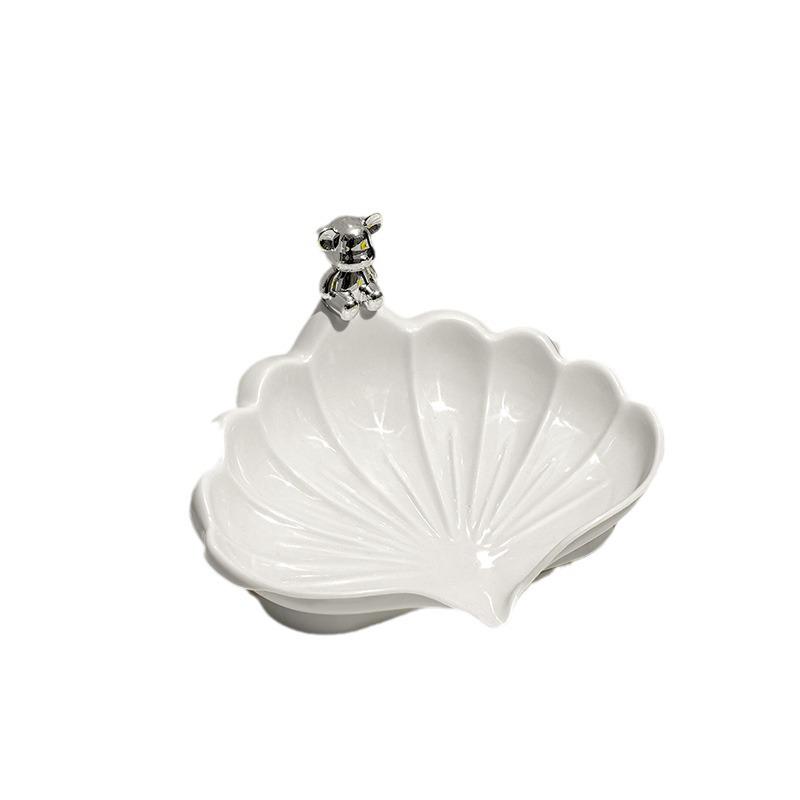 Seifenschale mit Schleife: Luxuriöser Abtropfhalter für Badezimmer & Badewanne