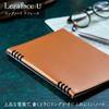 King Jim Teflaine Leather Fest U Synthetic Leather Ring Notebook, A5, Black, 9854TELU-BK