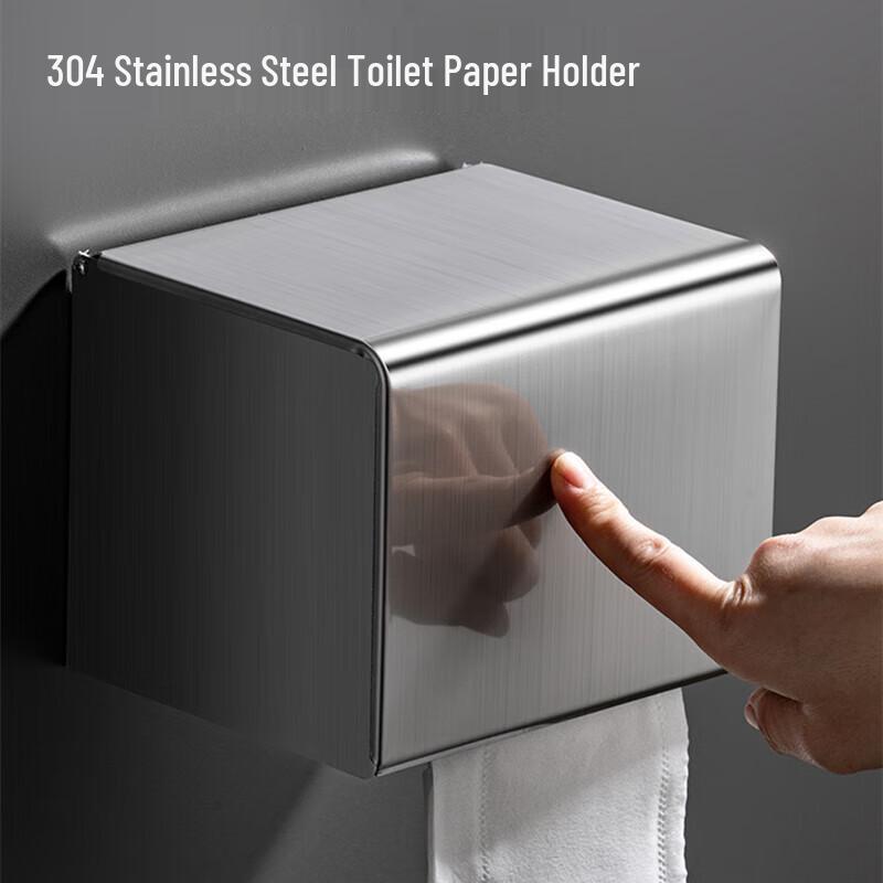 Держатель для туалетной бумаги из нержавеющей стали Honggong без сверления