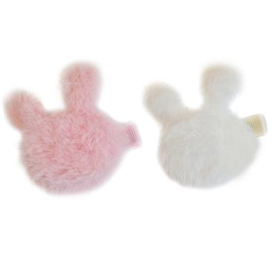 Bunny Hair Clip Cute Plush Rabbit Hairpins Sweet Decorative Hair Barrettes