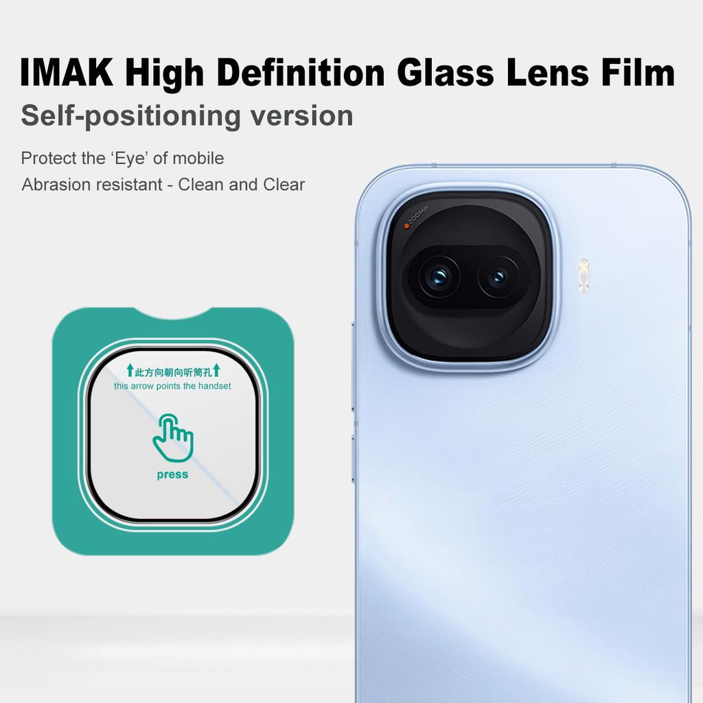 For iQOO Z11 Turbo 5G Glass IMAK High Definition Glass Lens Film Self-positioning Version