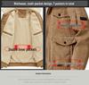 Men's Autumn/Winter 2025 Corduroy Lambswool Jacket - Thickened Warm Outerwear for Middle-Aged Men