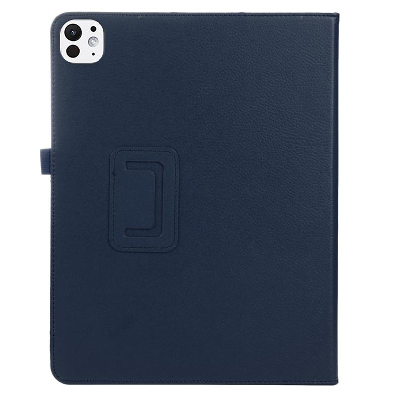 For iPad Pro 11 (2025)/11 (2024) Case Bi-Fold Stand PU Leather Tablet Cover with Stylus Loop Design