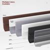 Soundproof PVC Door Bottom Seal Strip Self Adhesive Strong Adhesion Dustproof Easy Trim for Home Garage Office Entry Doors