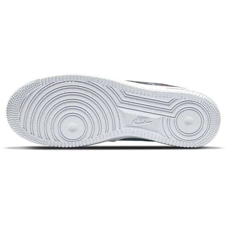 Nike Air Force 1 07 LV8 Recycled Wool Pack - White Light Smoke Grey Men Sneakers Clear Black CV1698-100