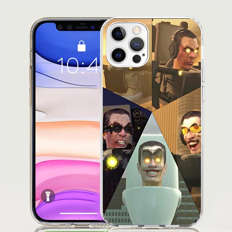 

S-Skibidi Toilet Mobile Cell Phone Case For iPhone 17 Air 16 15 Plus 11 14 Pro Max 13 Mini 12 7 8 + SE Pattern Art Customized Co iPhone 16E