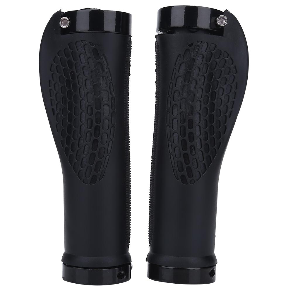 1Pair  Bicycle Anti Slip Handlebar Grips Cycling Bike Handle Cover Grip(Black)