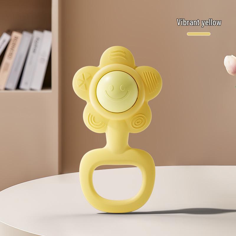 Silikon Beißgel Schnuller für Babys - Handgehaltenes Säuglings-Beißspielzeug