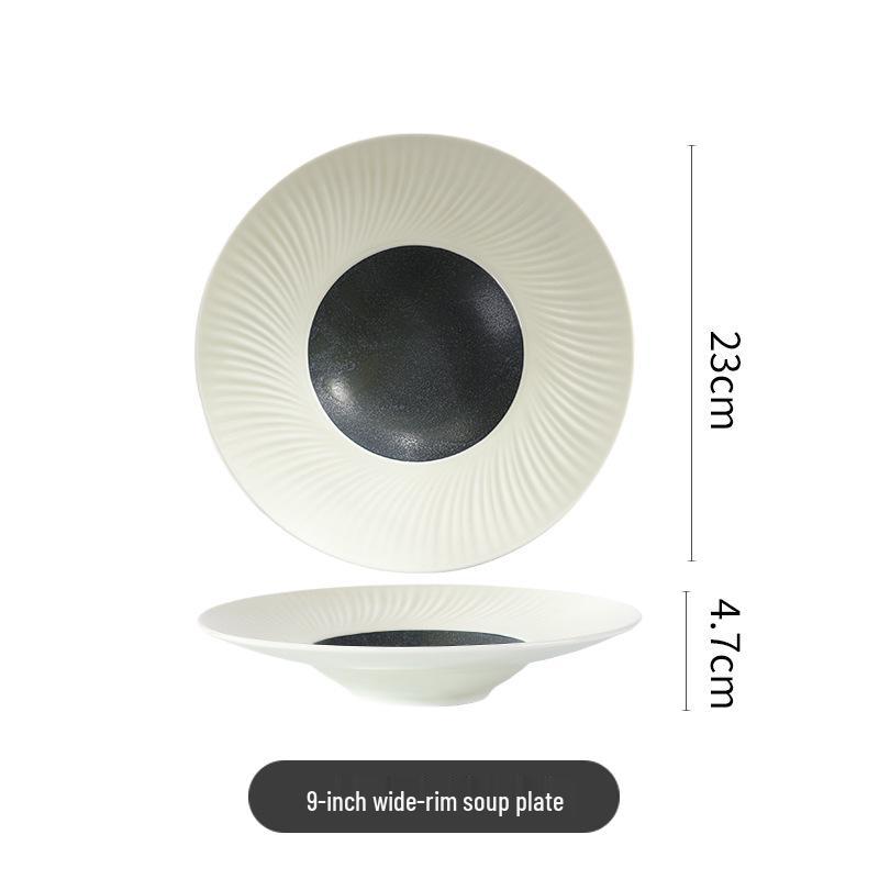 

High-temp Ru Ware Ceramic Soup & Salad Bowl for Western Cuisine