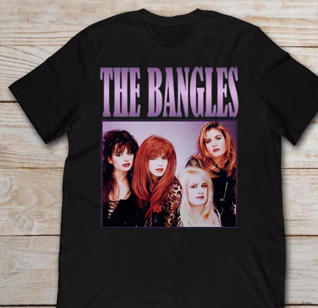 The Bangles T Shirt Black Men Cotton Size S M L 2345XL