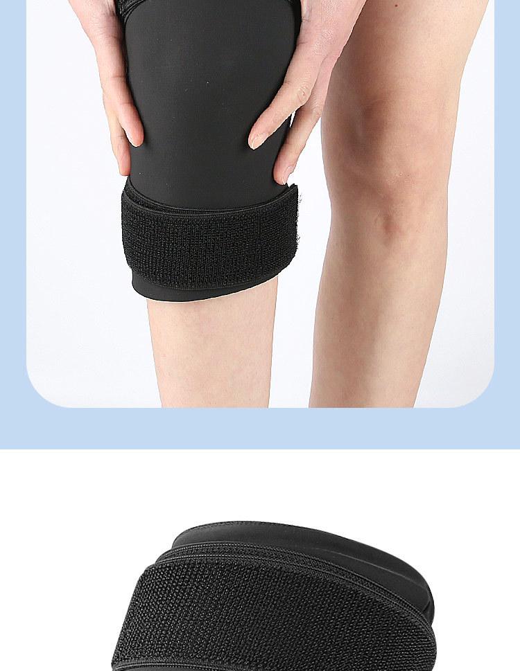 Verstellbare Kniebandage mit Gel für Heiß-/Kaltanwendung und Klettverschlüssen für Sport & Fitness