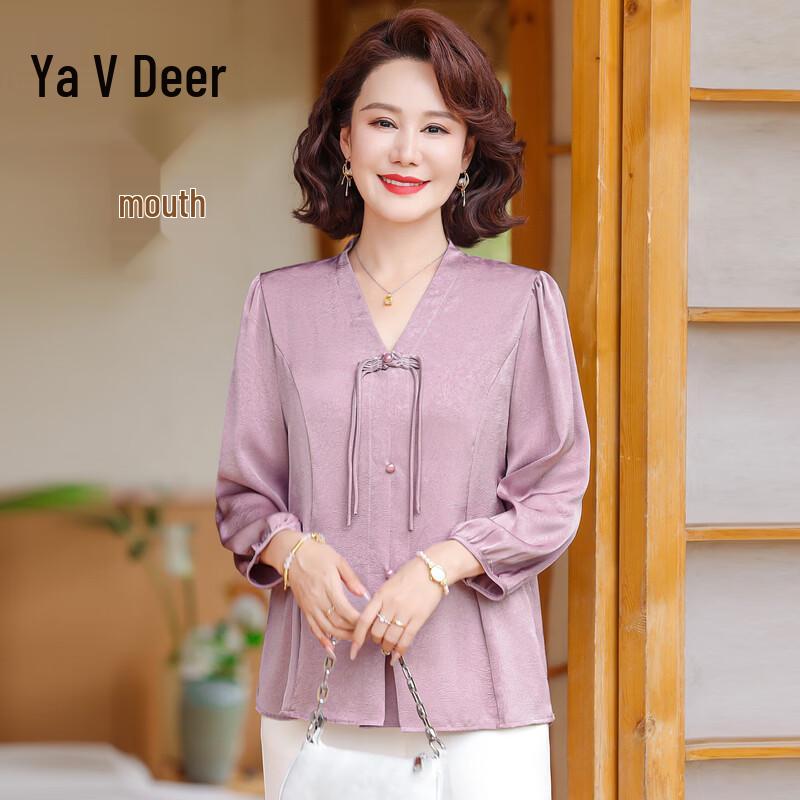 Yalu New Chinese Style Women s Slimming T-Shirt Top 4XL