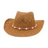 Cowboy Hat Spring And Summer Sunshade Straw Hat Empty High-End Travel Vacation Breathable Sun Hat