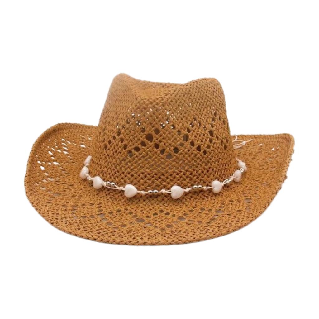 Cowboy Hat Spring And Summer Sunshade Straw Hat Empty High-End Travel Vacation Breathable Sun Hat