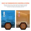 Mini Desk Heater 1000W  PTC Ceramic Heater with Adjustable Thermostat for Office Table Indoors