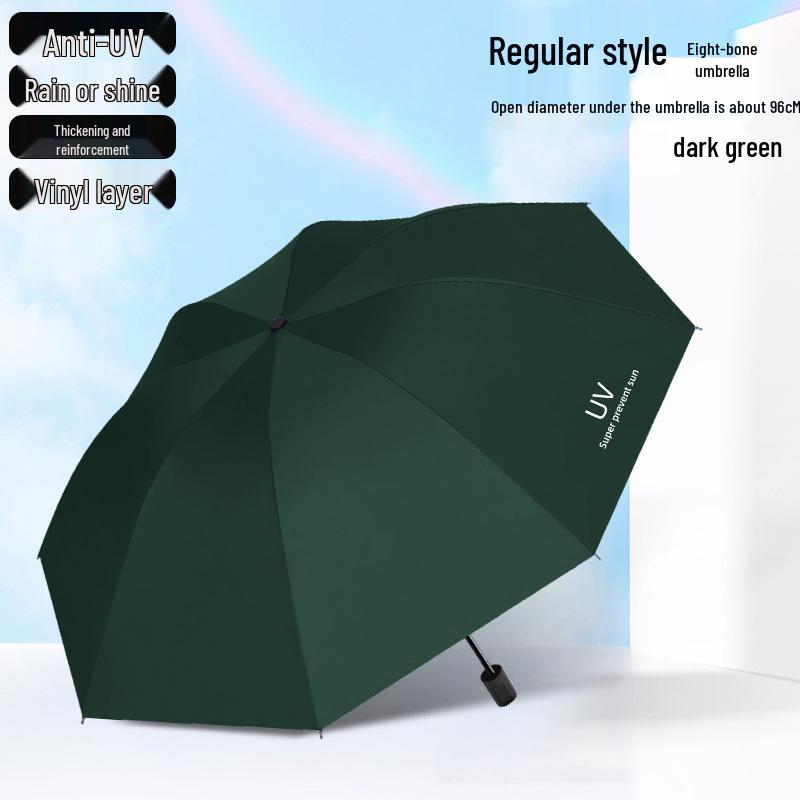 Parapluie Pare-Soleil Double Usage Extra Large: Épais, Renforcé, Pliable pour le Soleil et la Pluie