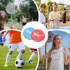Referee Side Toss Coin Double Face Sports Football Pattern Soccer Volleyball Flipcoin Souvenirs Creative Gift For Kids Adults