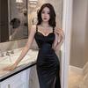 Low-cut Slim-fitting Long Dress Sexy and Thin Skirt New Dress Women's Dress Pure