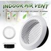 Ventilation Grille Cover Diameter 1.5/10/12.5/15CM Air Vent Grille Circular Indoor Ventilation Outlet Duct Pipe Cover Cap Sale Wall-Mounted Ceiling