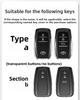 ANW1 2024 Toyota Crown Kluger Key Cover Case for 12/13 Toyota 14th/16th Gen Crown Sedan (Exclusive)