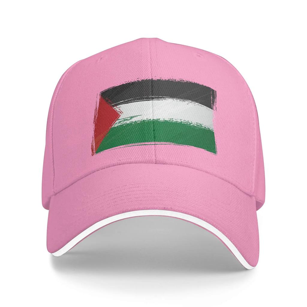 Palestinian flag Casual Baseball Cap Summer  Trucker  Sunscreen Hiking Fishing Snapback Cap Unisex Streetwear Baseball Caps