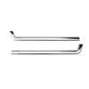 For Ford EcoSport 2013 - 2017 Front Grille Trim 2Pcs Front Logo Side Protection Sticker Decorative Strip Interior Accessories