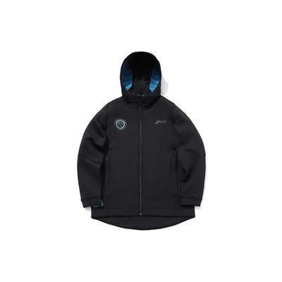 Basketball Series Letter Print Sports Hoodie Jacket Men Jackets Black AWDQ789-2