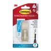 MR02BN-BUKN Command Metal Nickel Bathroom Hook 1.3kg