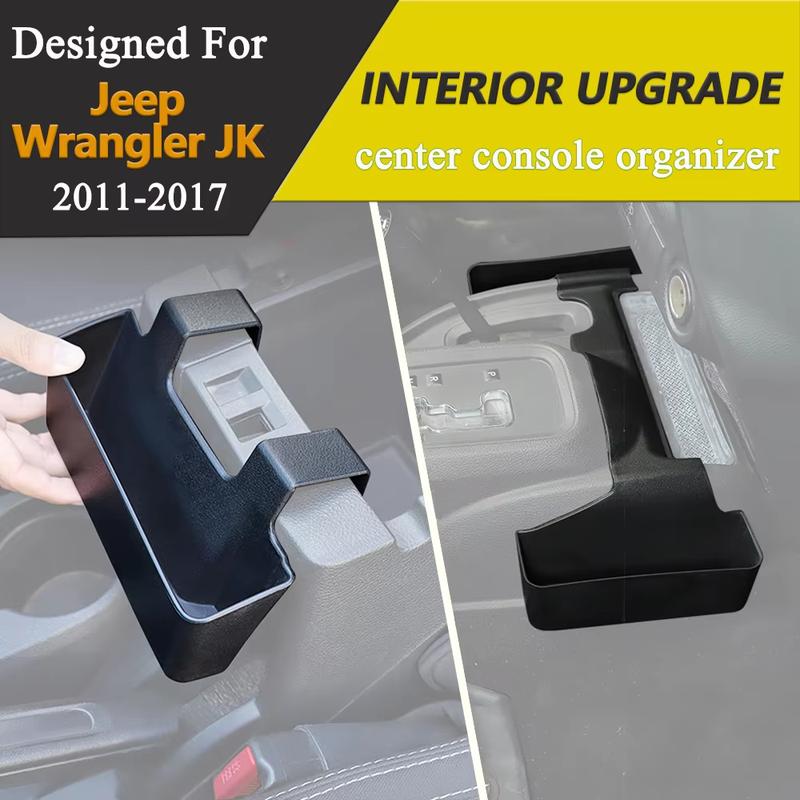 Armrest Hanging Box Gear Shift Organizer Tray for Jeep Wrangler JK Rubicon 2011-2017 Storage Tidying Car Interior Accessories