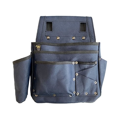 Fukuro Club Suzaku Nail Bag, Gou SZ-835DB, Dark Blue (Includes Shiba Sho Accessory Bag)