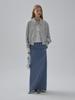 Mout Pigment String Maxi Skirt (Air Blue)