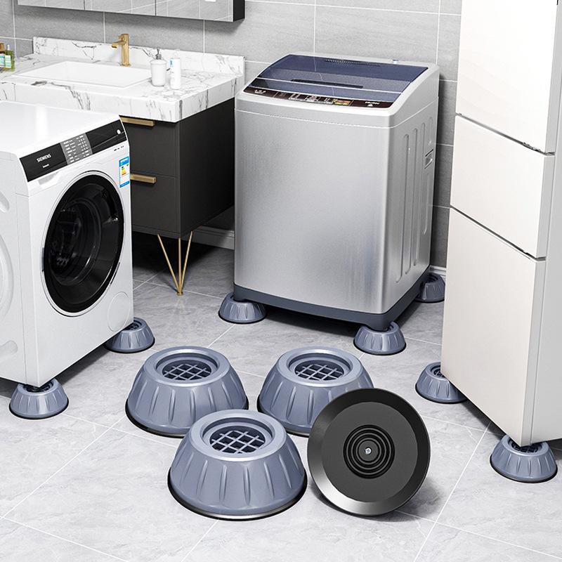 Washing Machine & Refrigerator Anti-Vibration, Anti-Slip Foot Pads - Shock Absorbing, Silent, Stable Heightening Pads