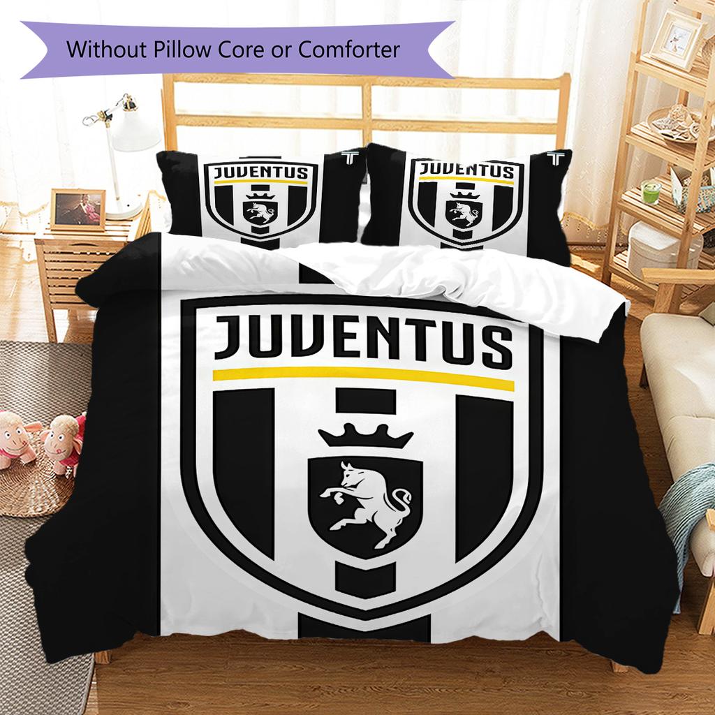Set cu cuvertură și fețe de pernă Man Utd Decor Acasă Cadou de Ziua de Naștere (1 * husă de pilotă + 2 * fețe de pernă, fără miez)