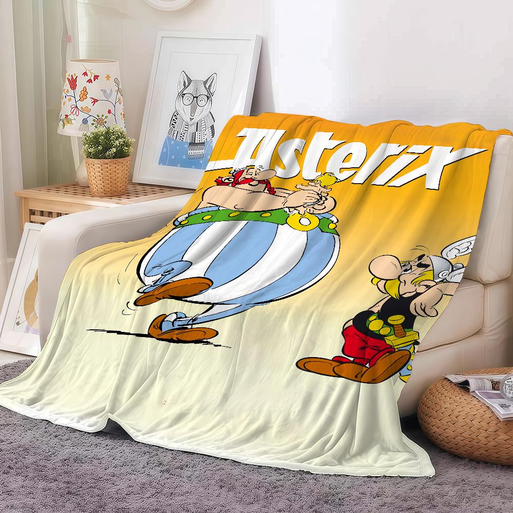 

Movie Classics A-Asterix And O-Obelix Vs C-Caesar Blanket Warm And Soft Suitable For Bedroom Living Room Sofa Bed Office Travel 30x40in