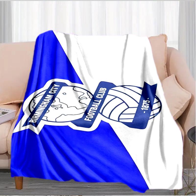 Birming-ham Football Club Printed Throws Blanket Soft Flannel Blankets for Couch Bed Gifts for Men Women Picnic Blanket Christmas Gifts