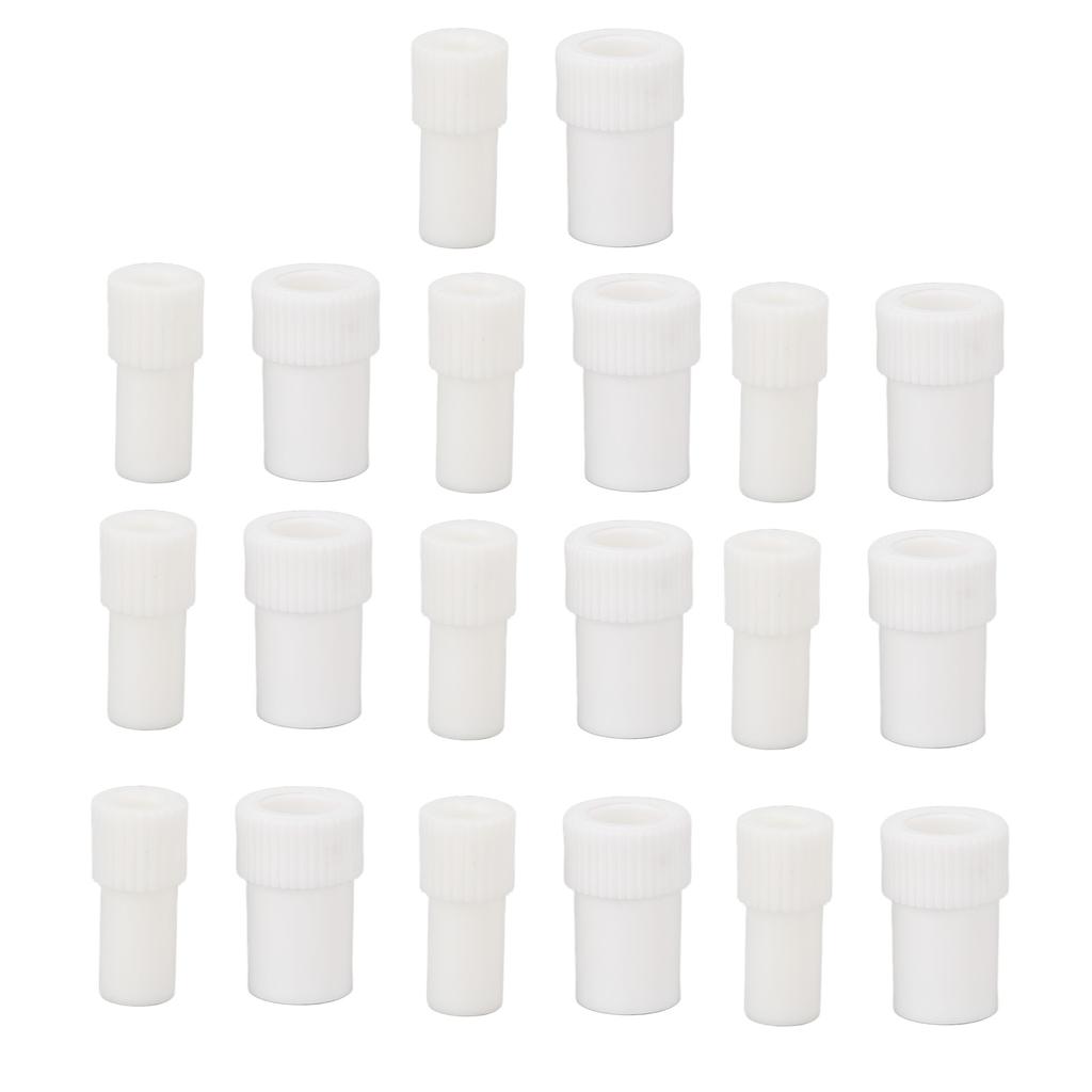 10 Pair Saliva Ejector Weak Strong Suction Converter Disposable White Oral Suction Ejector Adaptor for Oral Clinic
