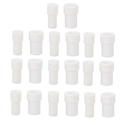 10 Pair Saliva Ejector Weak Strong Suction Converter Disposable White Oral Suction Ejector Adaptor for Oral Clinic