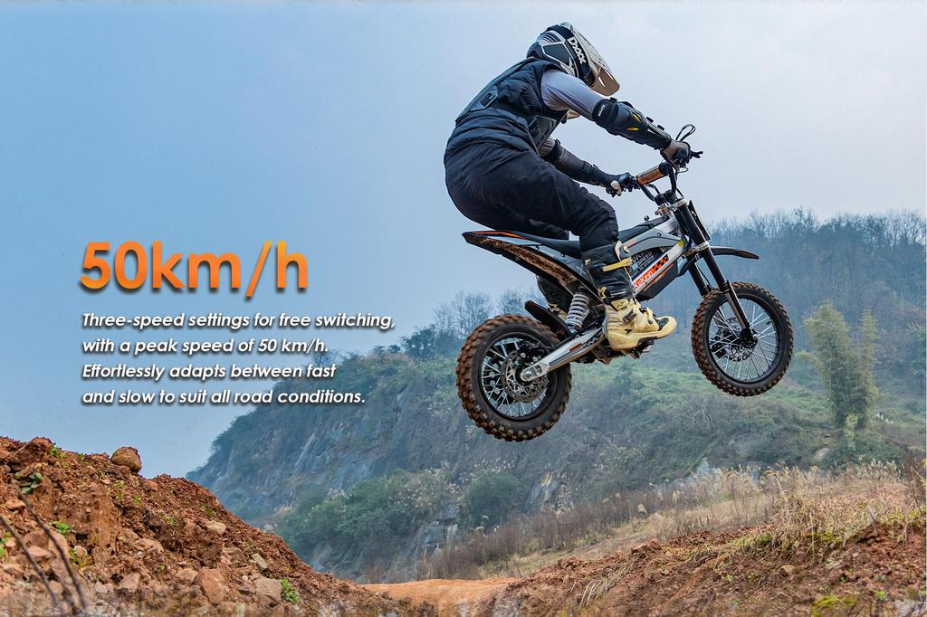 Elektrisches Offroad-Motorrad KuKirin X1, 1000W Motor, 48V 20,8Ah Akku, Höchstgeschwindigkeit 50 km/h, Reichweite 40 km