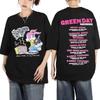 Green Day 2026 Savior Tour Grafik Unisex Rock Hip Hop T-Shirt Harajuku Y2K Mode Locker Damen und Herren T-Shirt