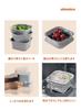 CB JAPAN Colander and Drainer Microwave and Dishwasher for Food by Atomico Set, Medium, Antibacterial, Safe, Preparation,