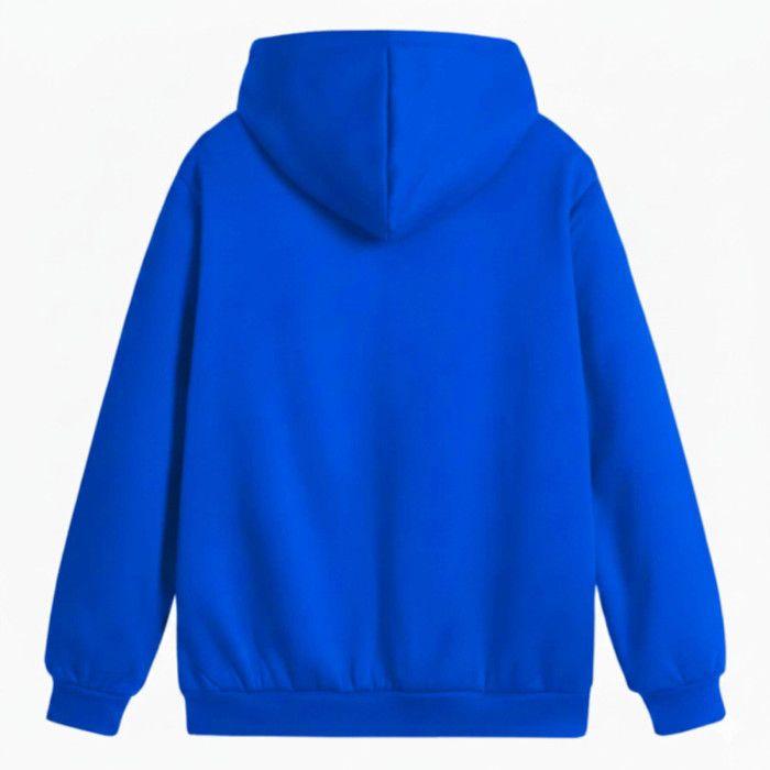 Kids Hoodie - NPZ - Italy - Blue - Size 3 To 14 Years - Italy Logo