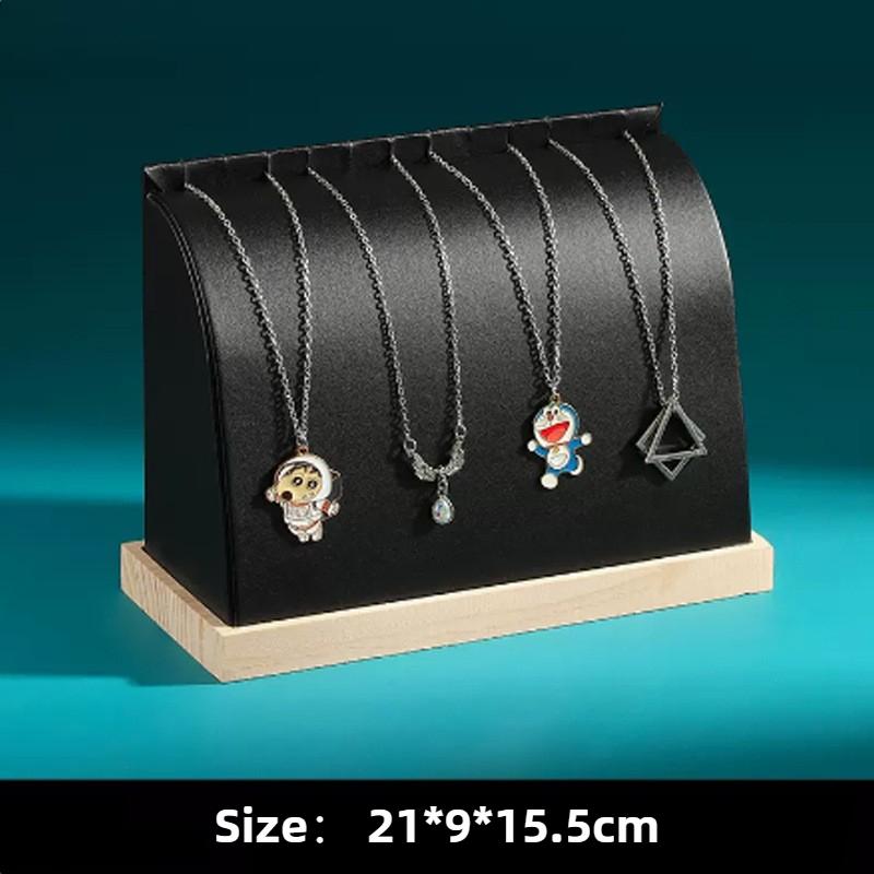 

Necklace Jewelry Show Rack Jewellery Desktop Necklace Displays Stand Jeweler Counter Showcase Shelf Live Pictures Display Props чёрный