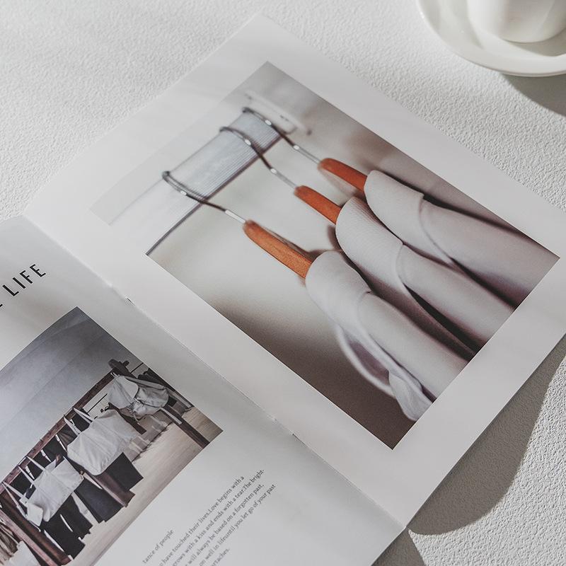 Minimalist English Magazine-Style Background Props for Live Broadcast & Street Photography, Model Room & Homestay Decor