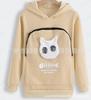 2022 Women's Cat Print Sweatshirt - Cozy Cat Nest Design