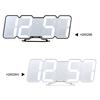 Upgraded 3D Wireless Remote Digital RGB LED Alarm Clock USB Powered TimeCelsiusTemperatureCelsiusDate Display 115-Color Changing 3-  Brightness So