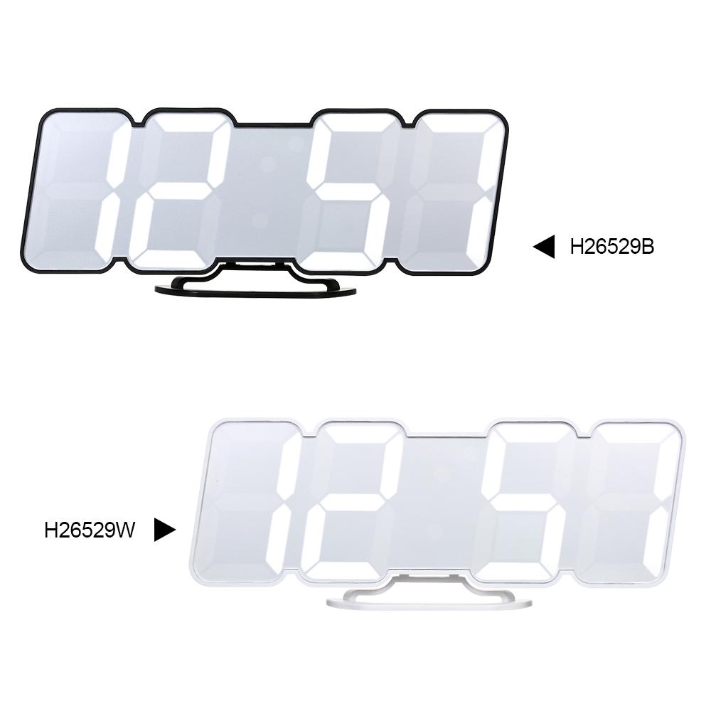 Upgraded 3D Wireless Remote Digital RGB LED Alarm Clock USB Powered TimeCelsiusTemperatureCelsiusDate Display 115-Color Changing 3- Brightness So