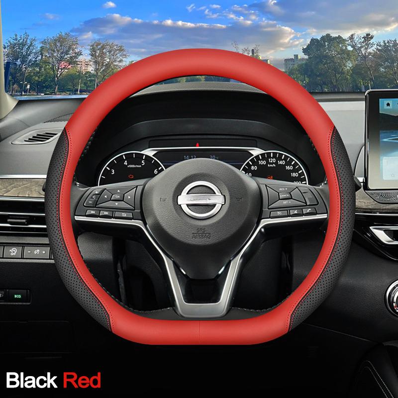 Car Steering Wheel Cover Wrap For Nissan Teana X_trail Qashqai 2019 2020 2026 2026 2026 2026 2026 Auto Braid On Steering-wheel