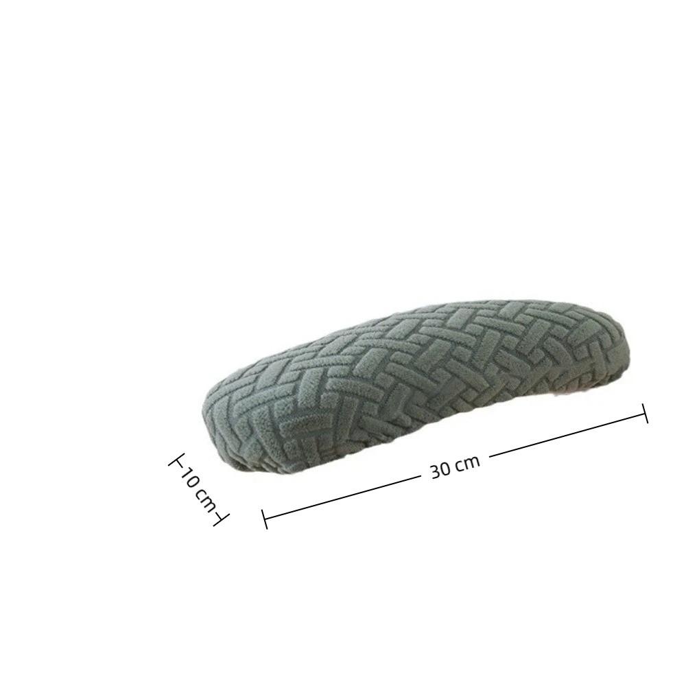 2Pcs/Set New Jacquard Chair Armrest Covers Solid Color Anti-Dirty Chalr Arm Protector Stretch Desk Armchalr Covers Office Use