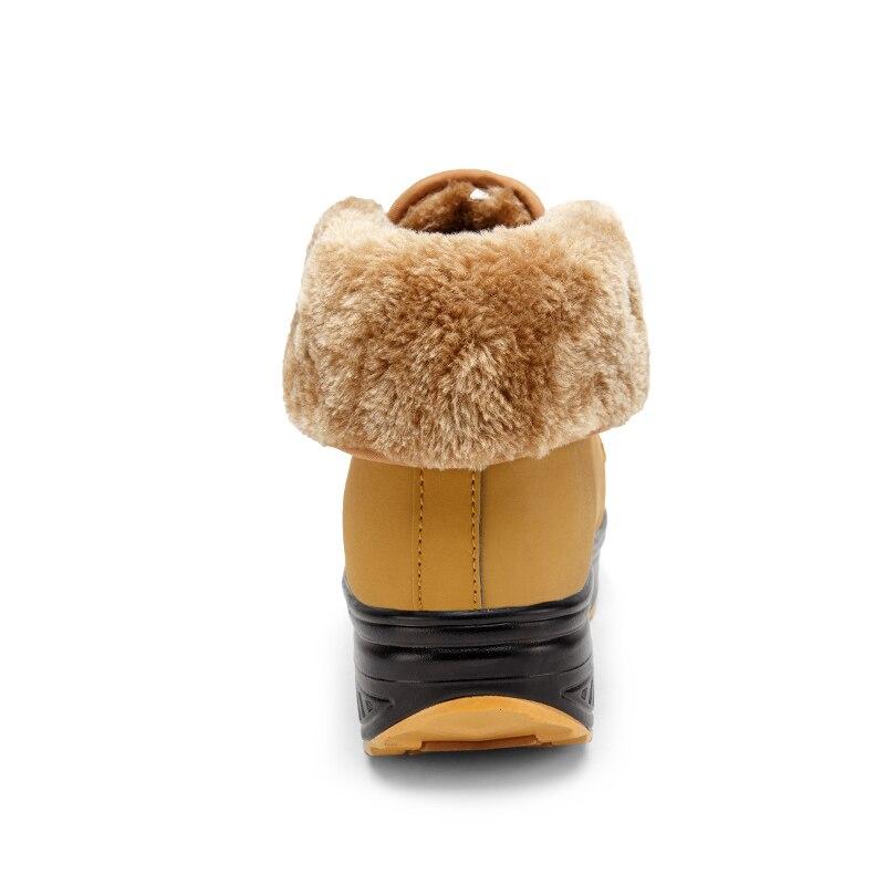 High Ankle Snow Sneakers Sport Woman Anti -Skid Winter Plus Plush Women 'S Walking Shoes with Fur Thermal Footwear for Women
